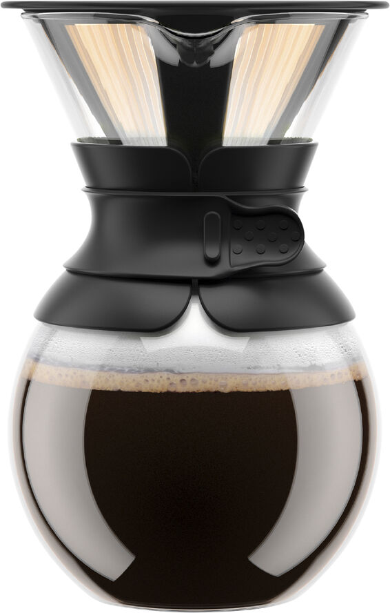 Pour Over kaffebrygger med filter, 1. 0 l
