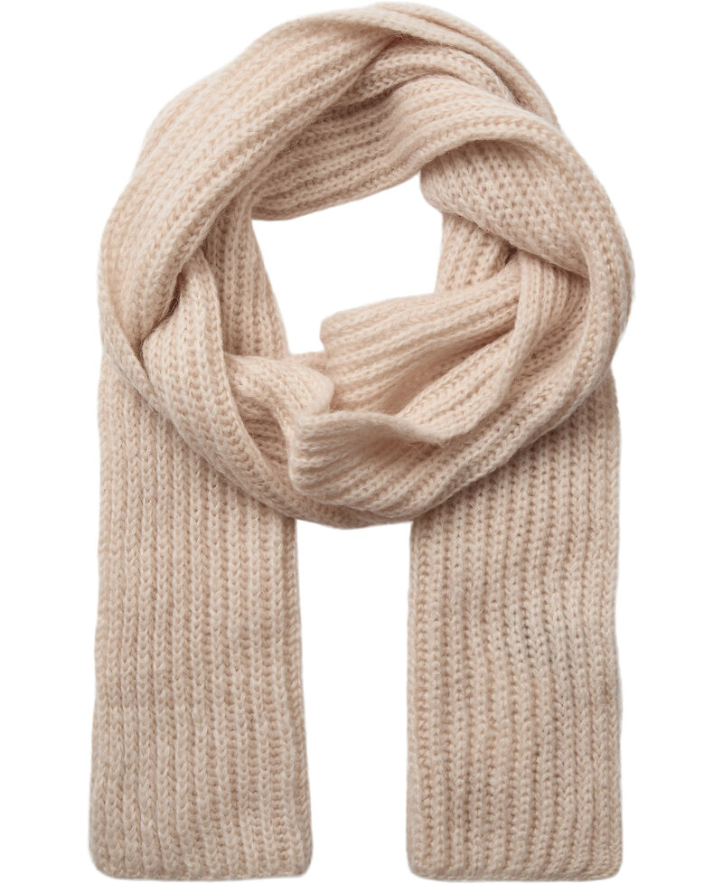 Chunky Rib Scarf, Sand