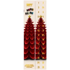 Simply&reg; Protein-Chokolade-julekalender (300g)
