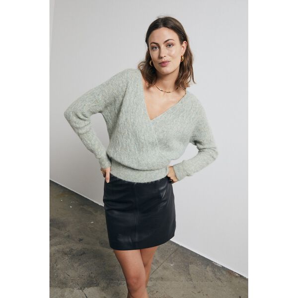 Stephanie leather skirt