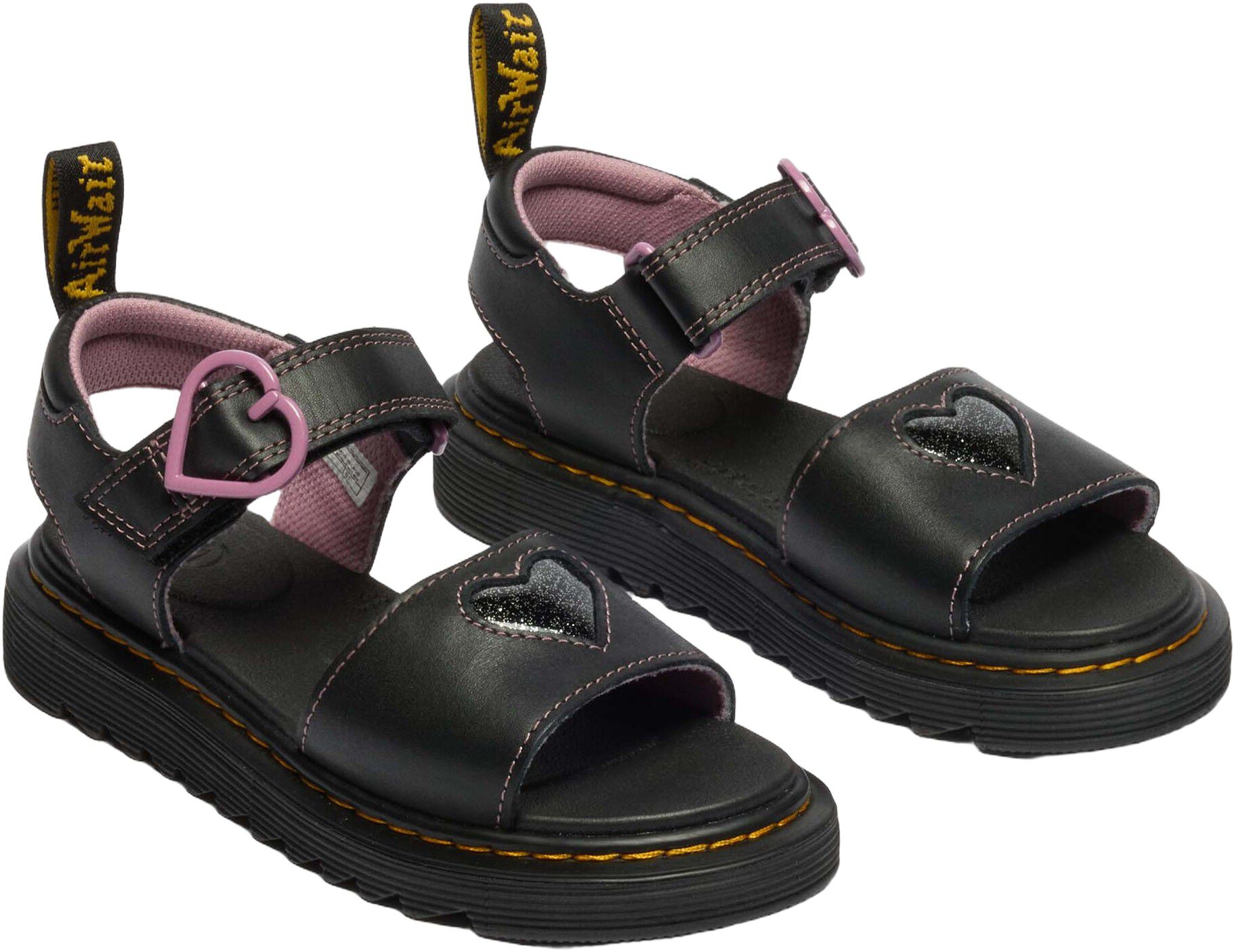 Marlowe Hearts Ii J Black Lucido+Nebula Glitter