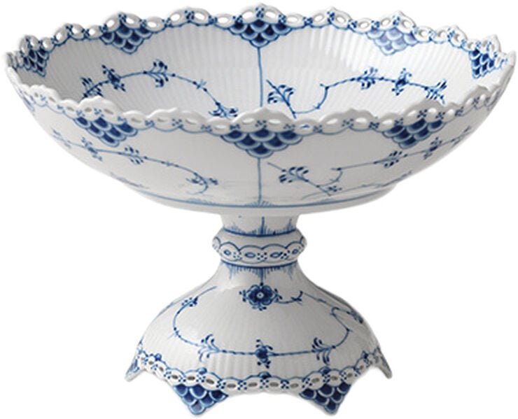 MUSSEL HELBLOND SKÅL PÅ FOD