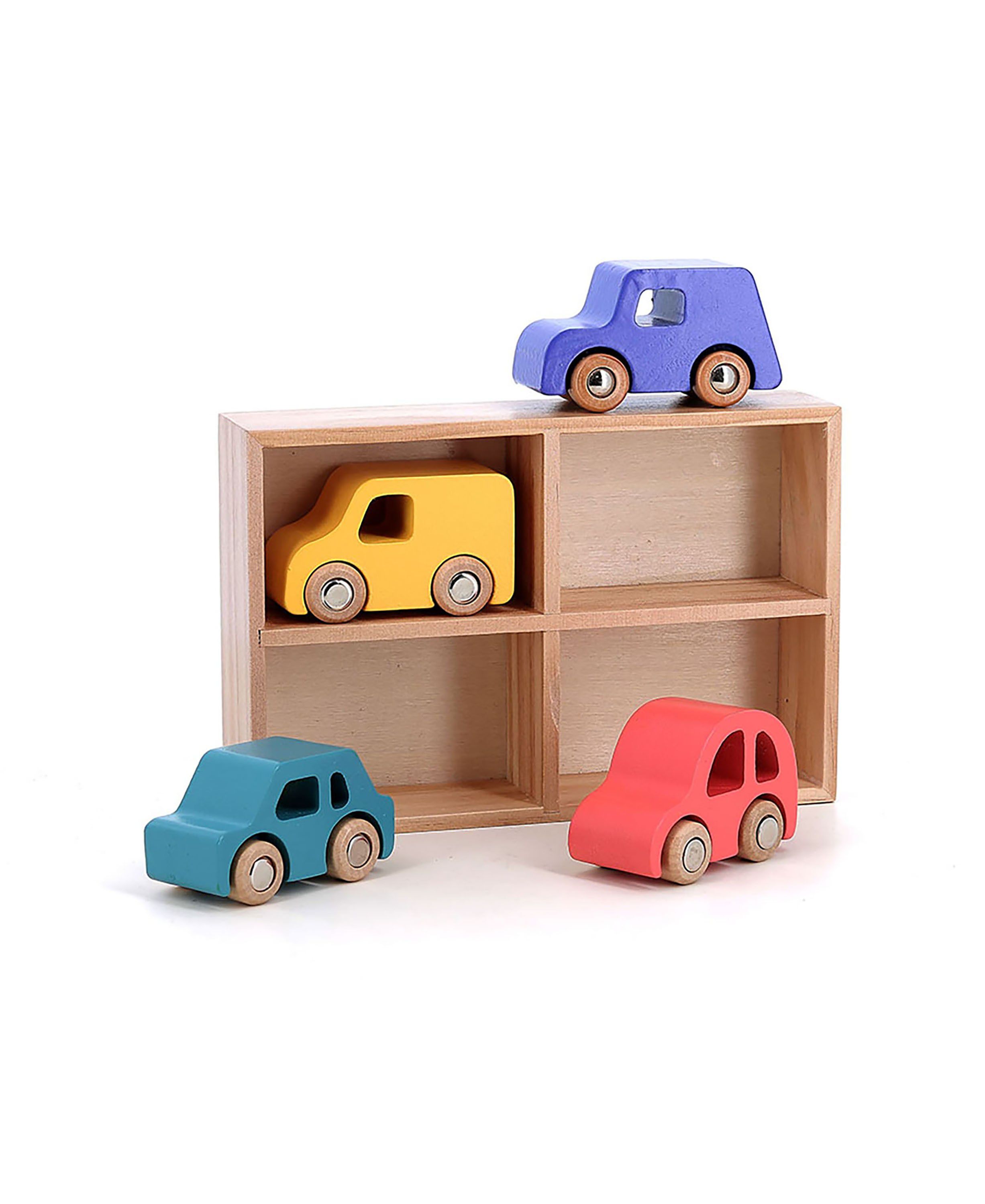 Vilac - By biler - S&aelig;t med 4