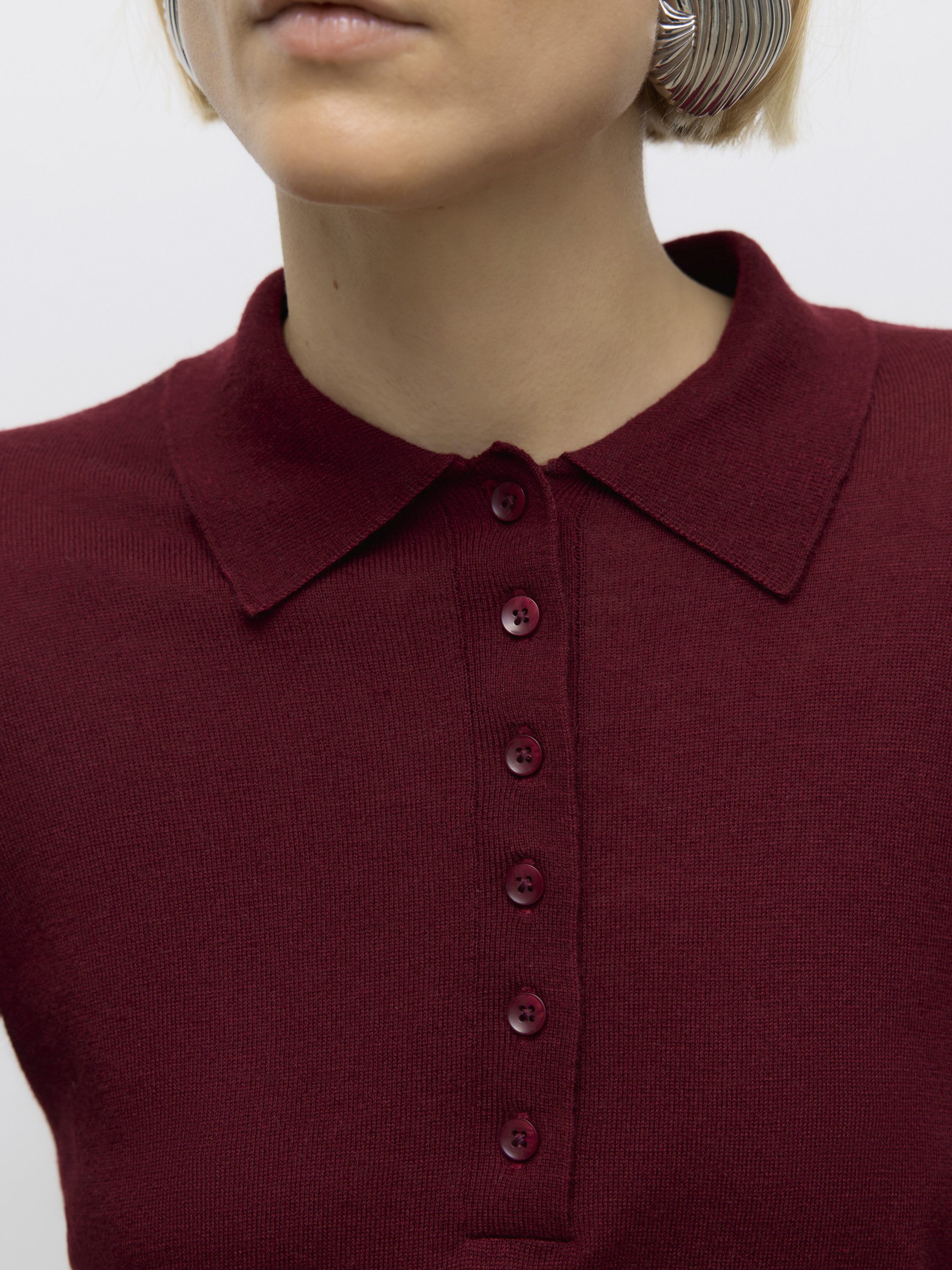 AWSIKITA LS O-NECK POLO KNIT NOOS