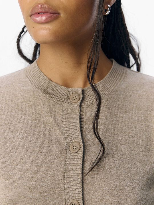 OBJTHESS L/S SHORT CARDIGAN NOOS