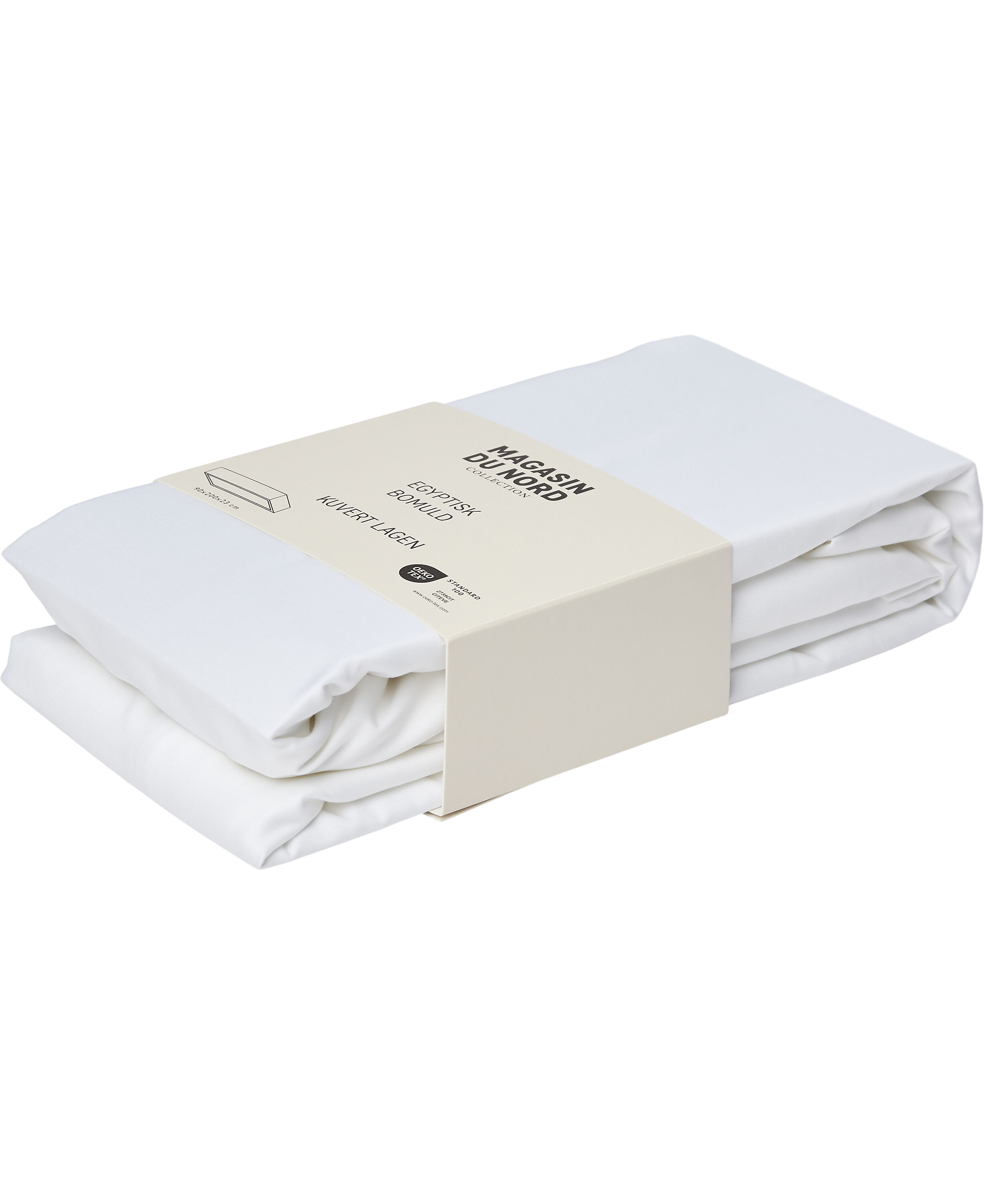 Egypt topmadras lagen 90x200x23cm hvid