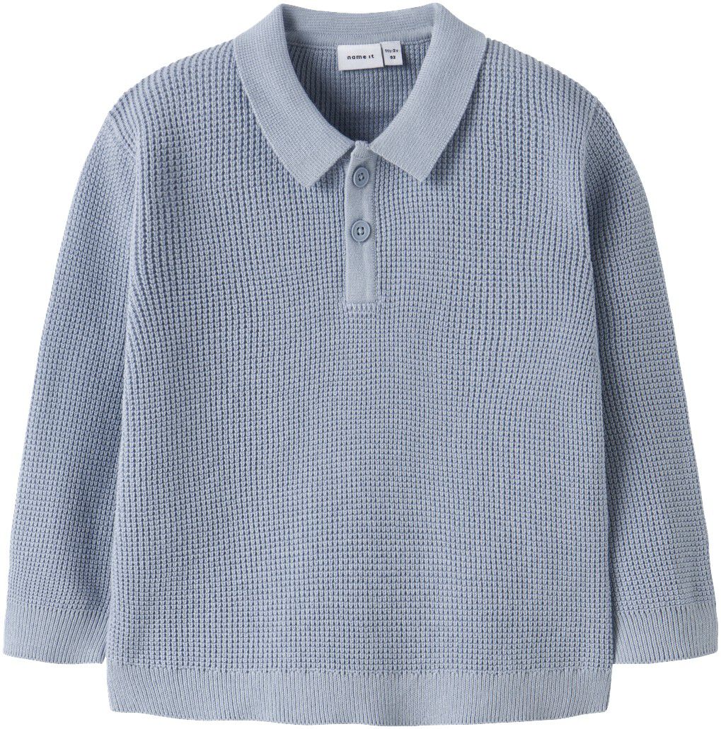 NMMFIKAL LS LOOSE KNIT POLO