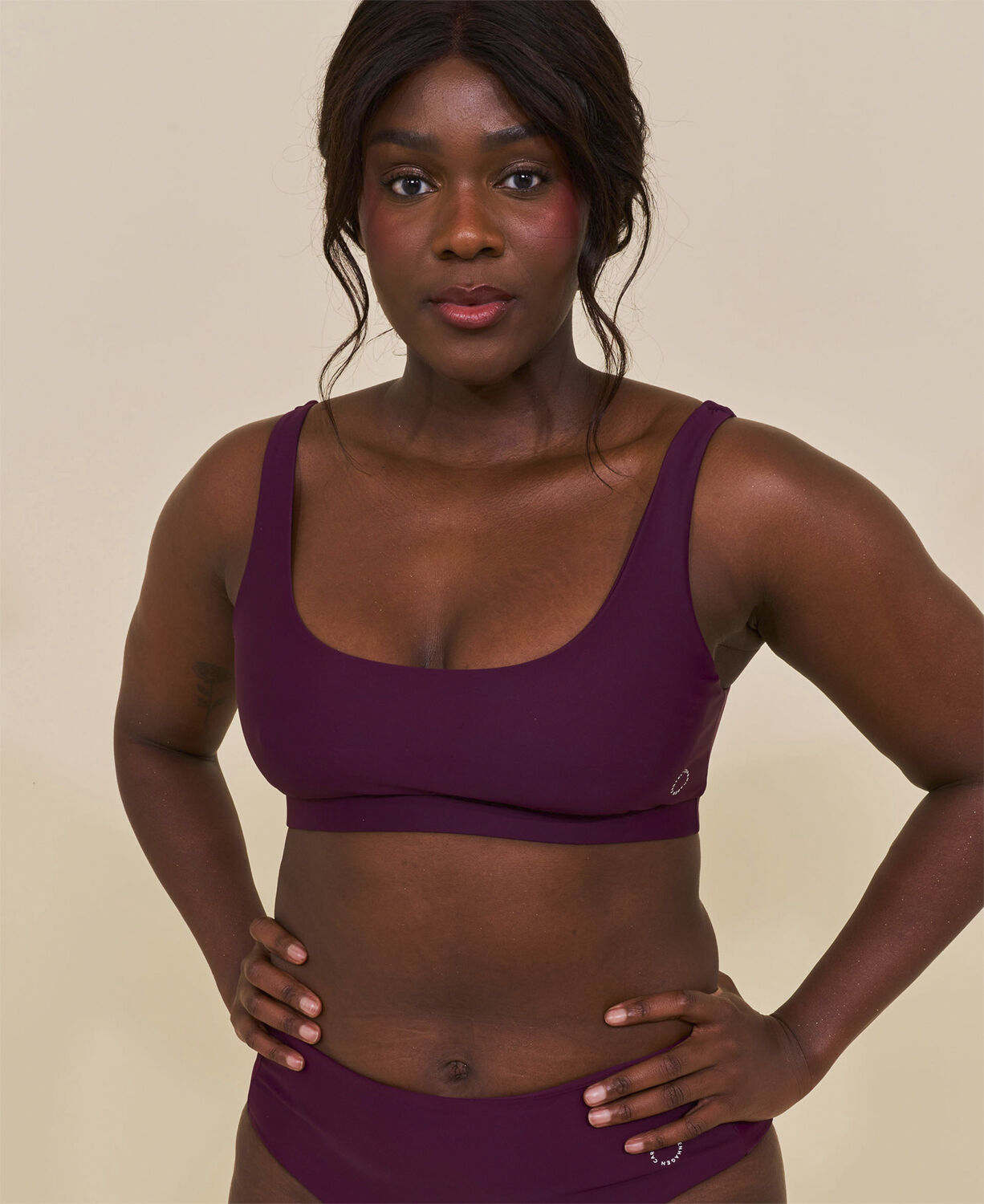 Agung sporty bikini top - Cartel Blue