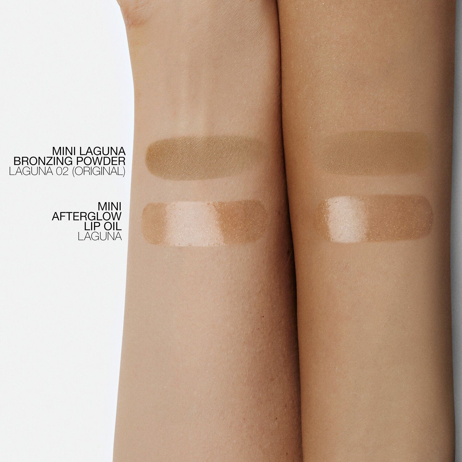 Mini Laguna Bronzer & Lip Oil Duo - Bronzepudder og l&aelig;beolie