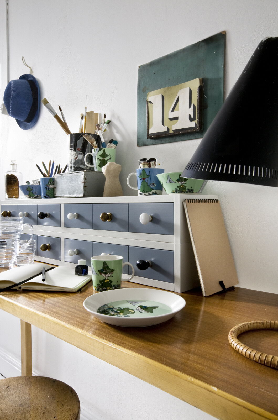 Mumi sk&aring;l mumrikk gr&oslash;n