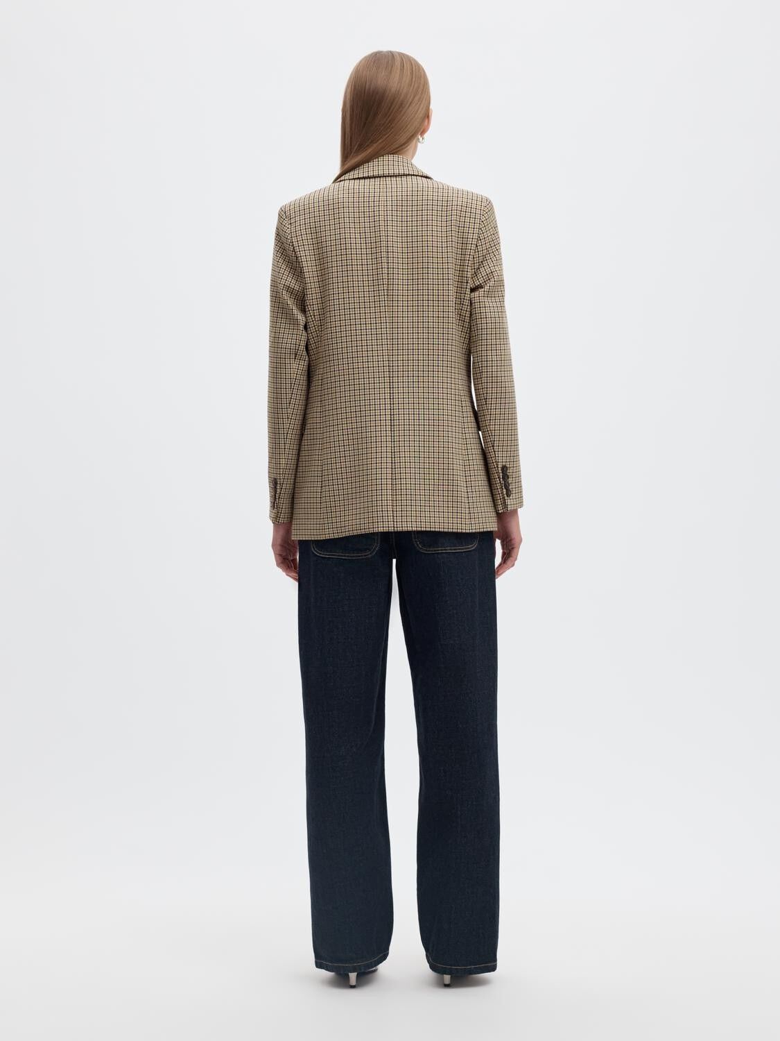 Slwrita Ls Classic Blazer Check