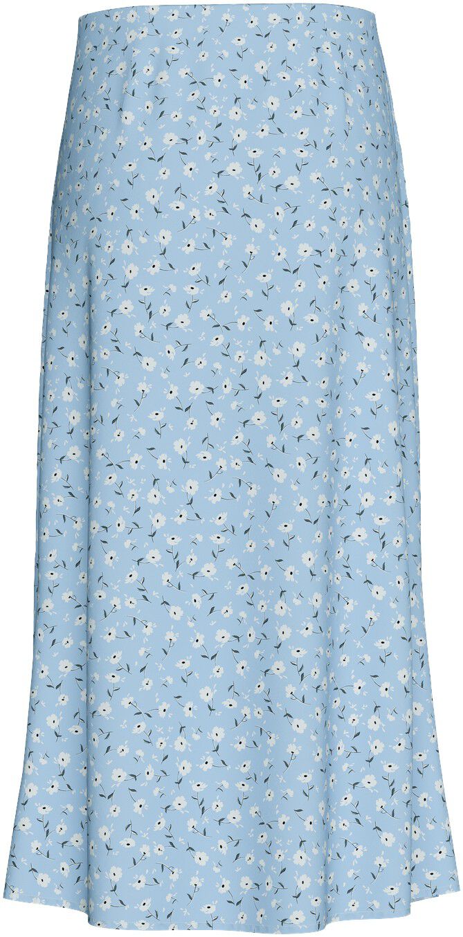 PCNYA HW LONG SLIT SKIRT WVN BC