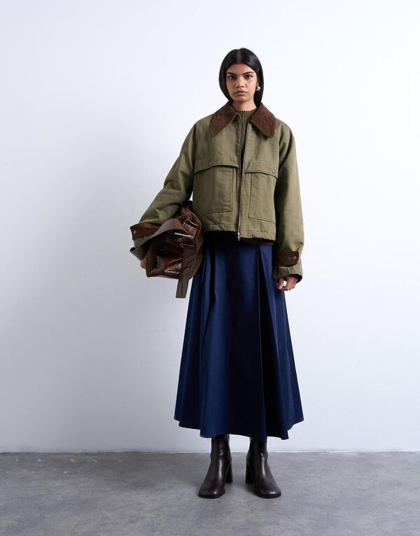 Tsmilla Ls Padded Barn Denim Jacket