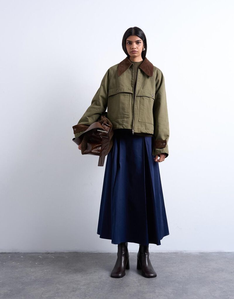 Tsmilla Ls Padded Barn Denim Jacket