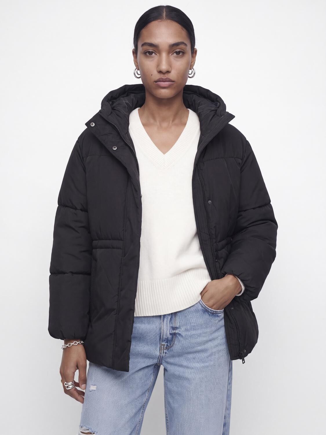 Jxmaeve Mid Puffer Jacket Otw