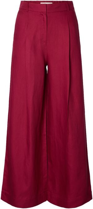 SLWLYRA HW WIDE LINEN BLEND PANT NO