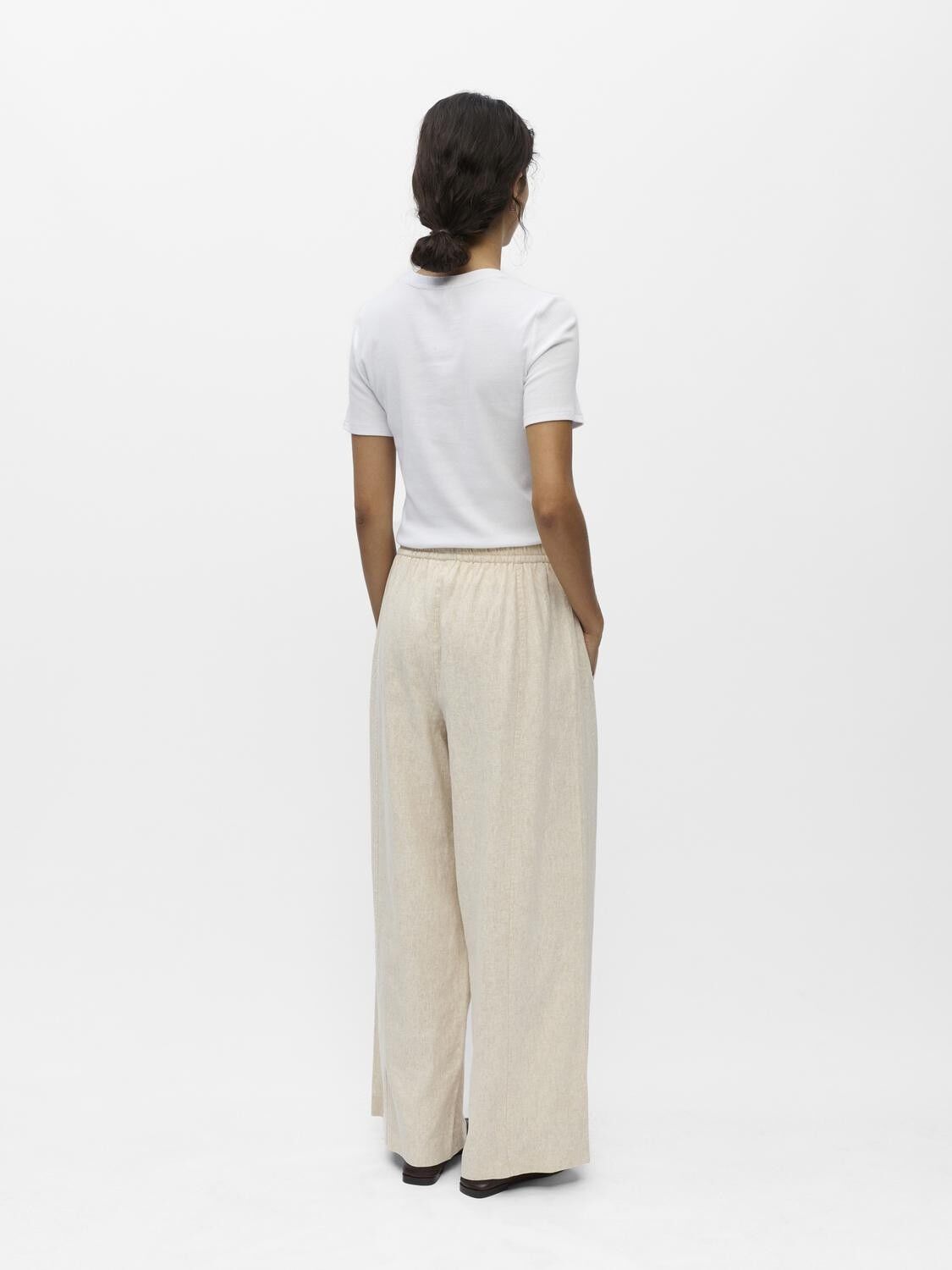 OBJKADIE MW WIDE PANTS 145