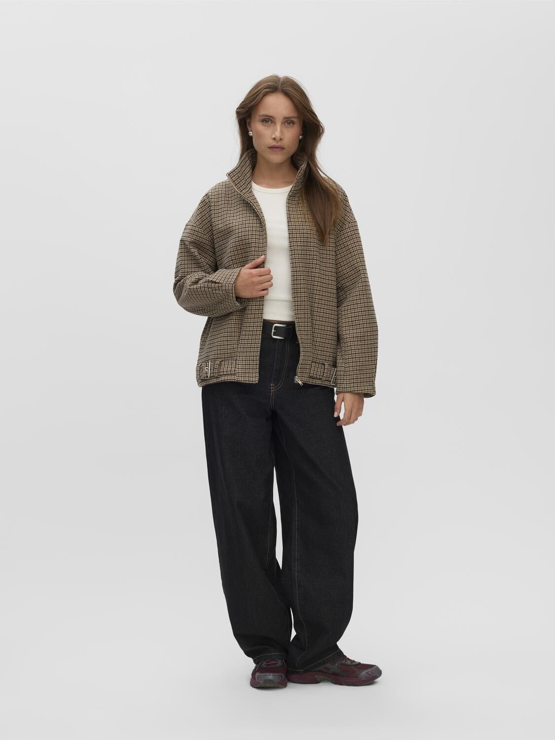 Awallegade Ls High Neck Jacket Vip
