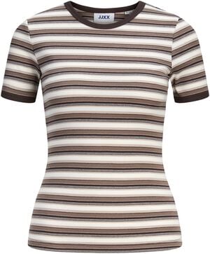 JXFRANKIE STR SS STRIPE TEE JRS