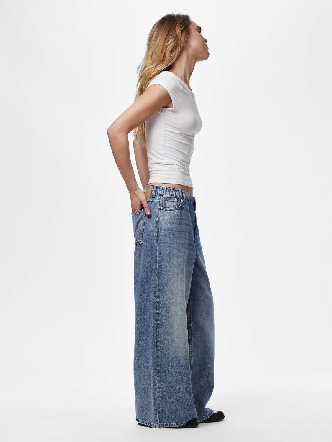 Pcsky Mw Wide Jeans Dnm Bc
