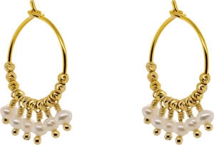 Mathilde Pearl Earrings - Gold