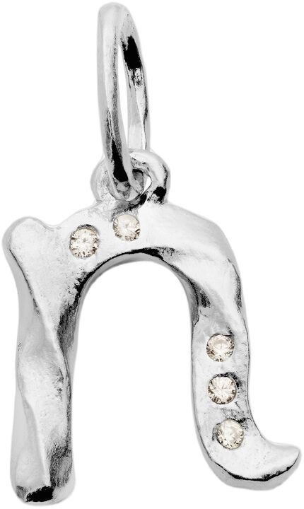 Alphabet Pendant Silver