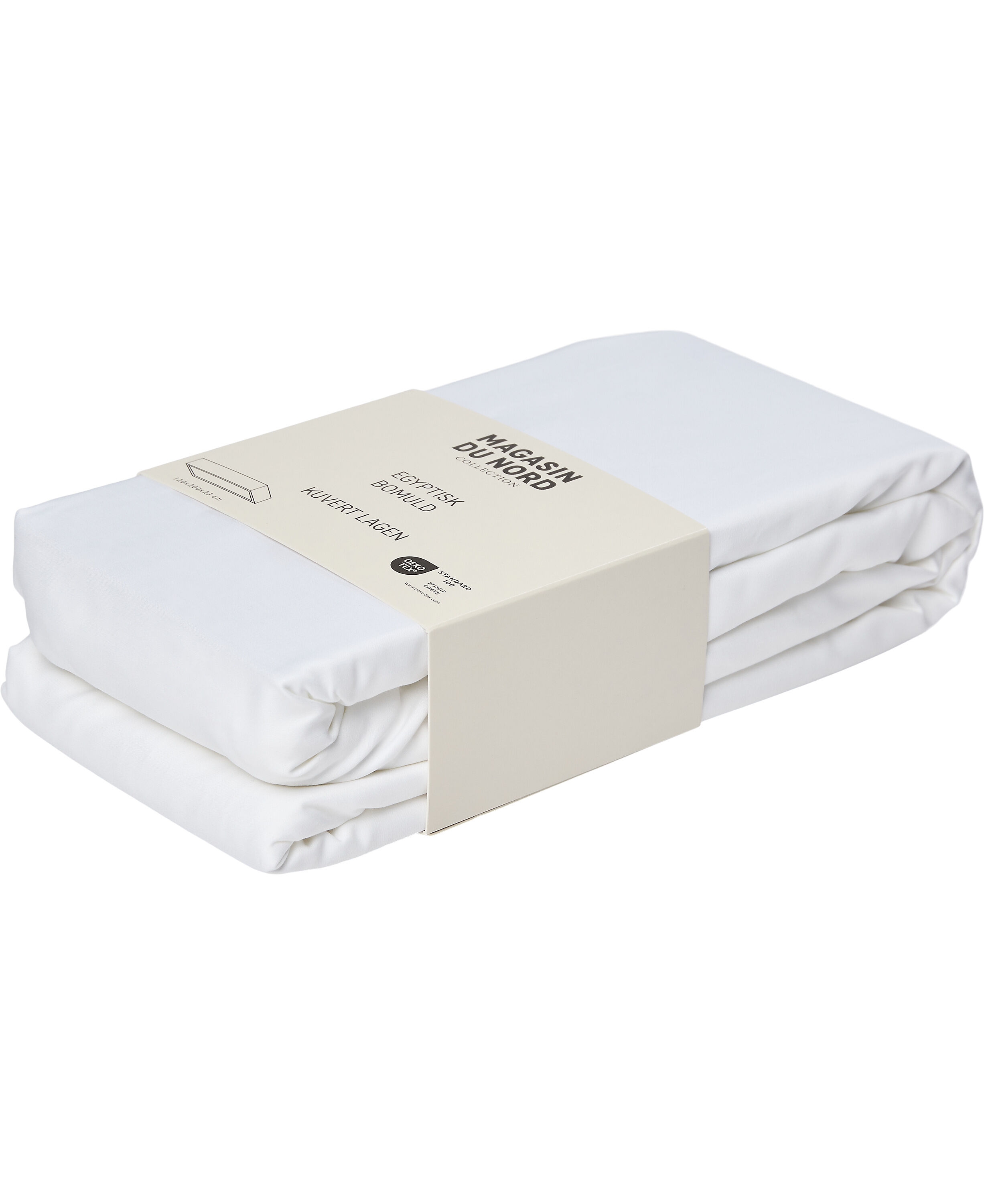 Egypt topmadras lagen 120x200x23cm hvid