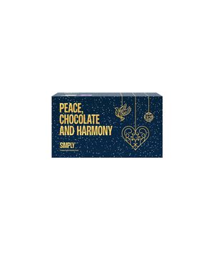 Chokoladeæske - Simply® PEACE, CHOCOLATE AND HARMONY (18 stk. )