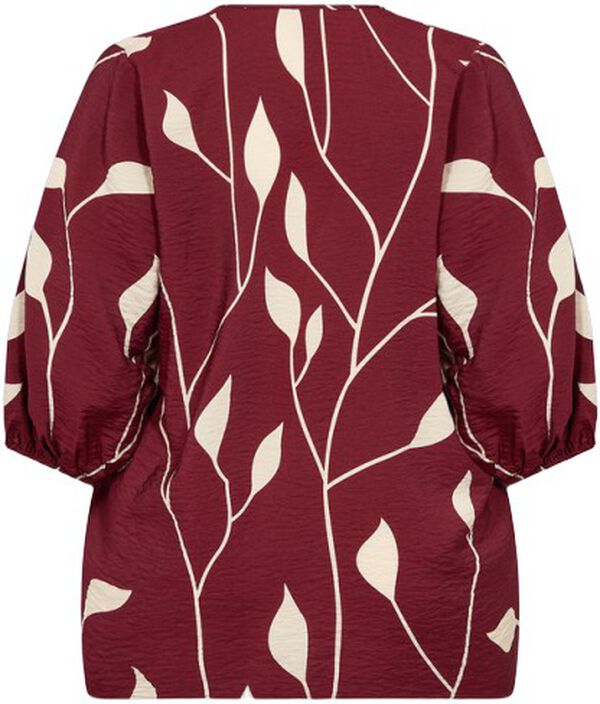 Curvy WA-NELLY 1 Bluse Bordeaux