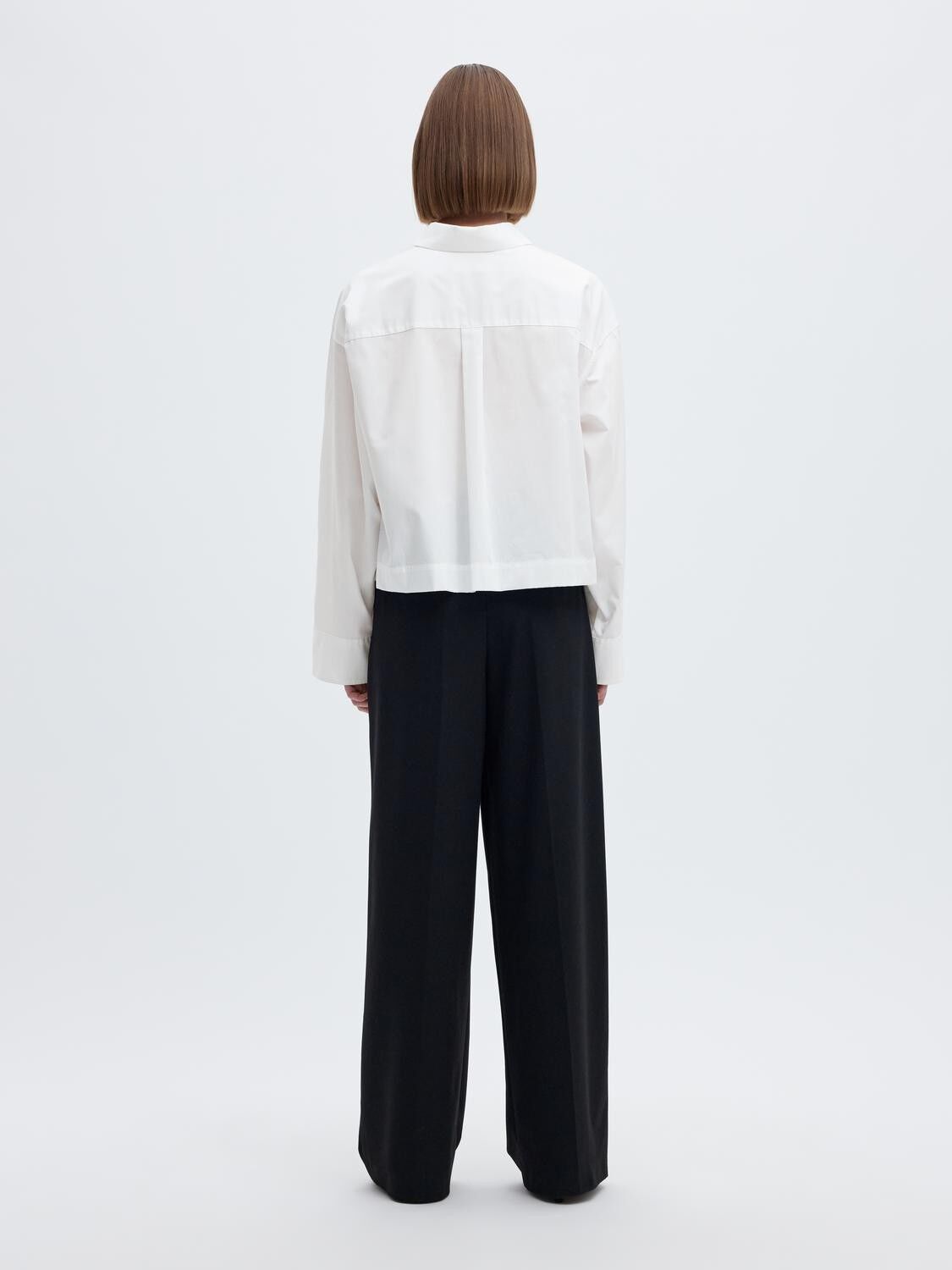 Slwdannie Ls Cropped Boxy Shirt Noos