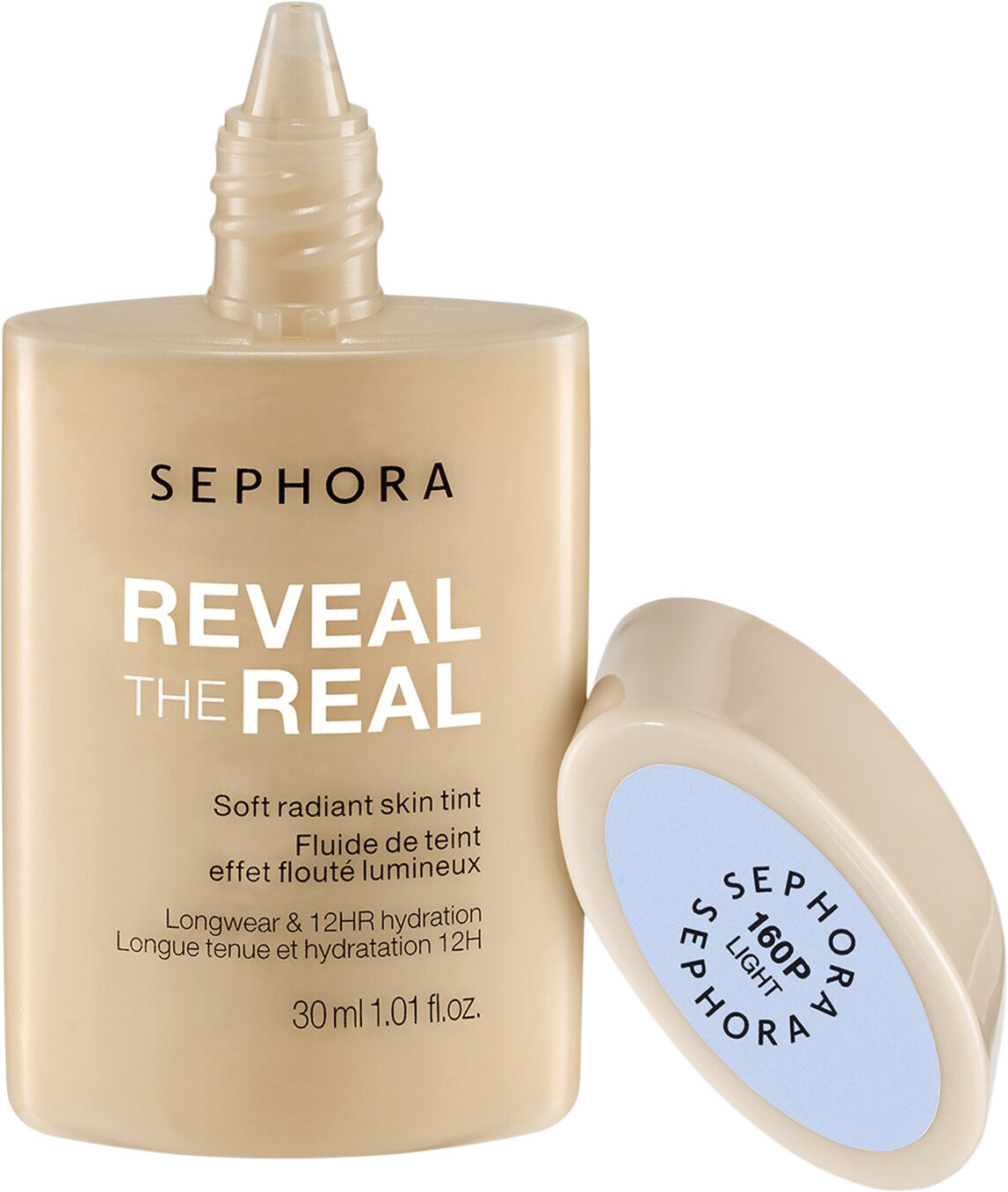 Reveal The Real - Flydende teint med lysende og sl&oslash;ret effekt