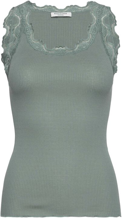 RWBabette Silk SL U-neck Lace Top