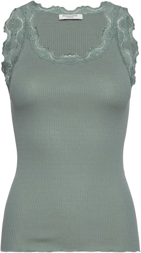 RWBabette Silk SL U-neck Lace Top