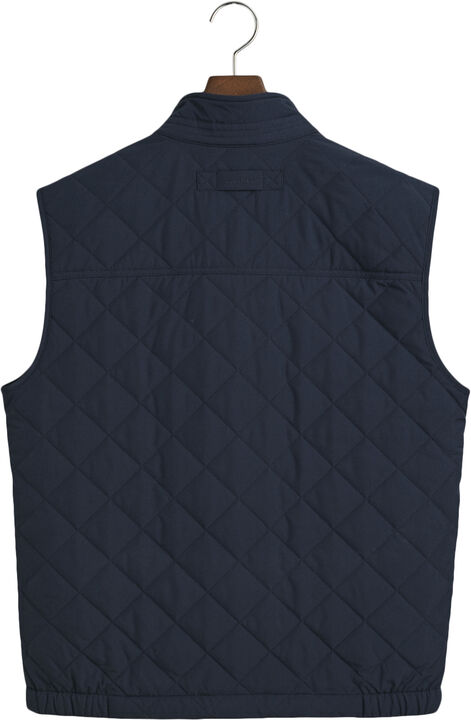 QUILTED WINDCHEATER VEST