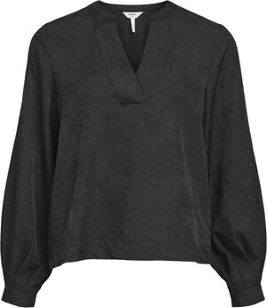 OBJJOHNSON RE L/S V-NECK TOP NOOS