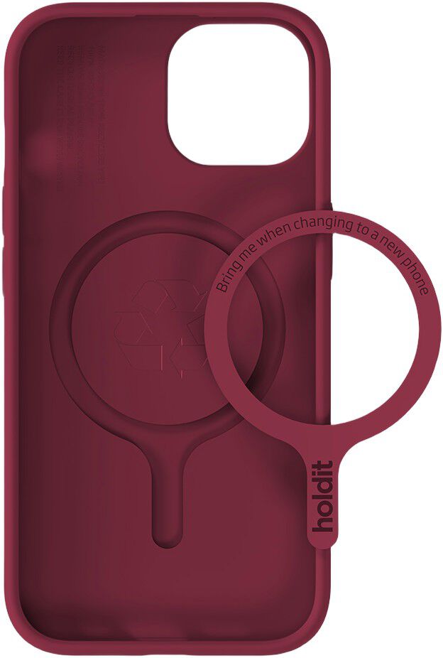 Soft Magsafe Case iPhone 15/14/13 Red Velvet