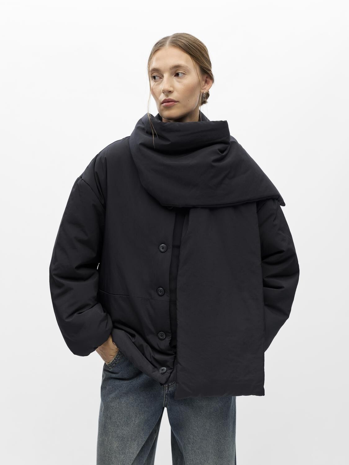 Objgemmi L/S Lo Scarf Jacket Noos