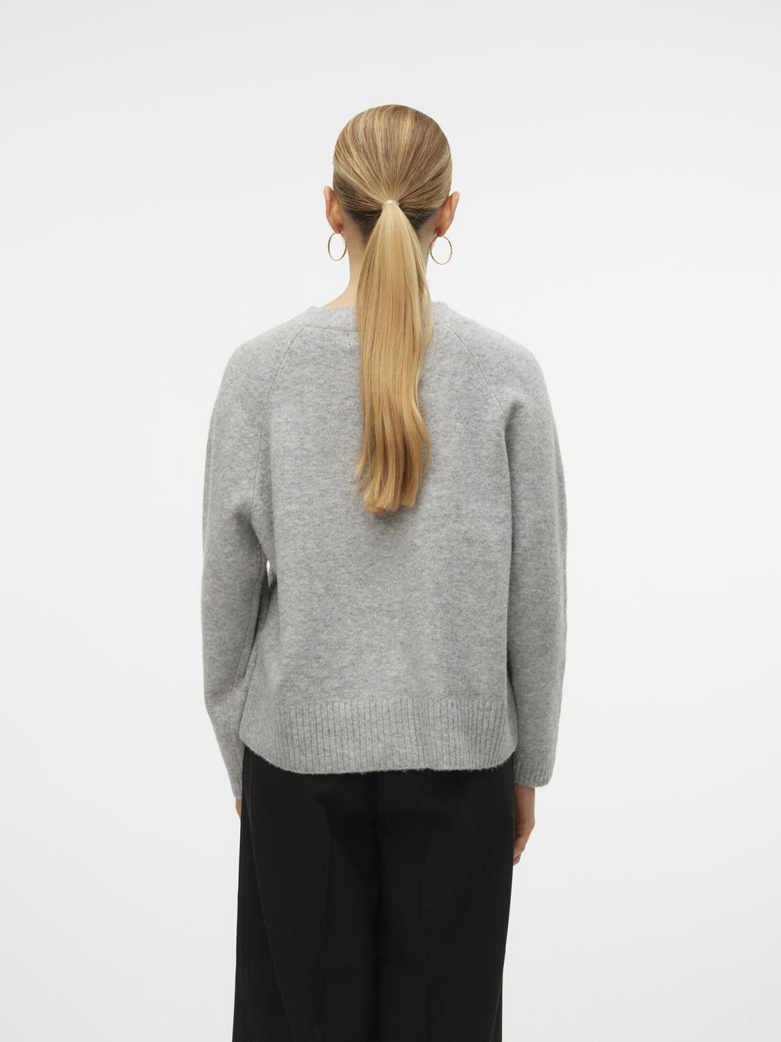 VMBOOM LS V-NECK BUTTON CARDIGAN GA