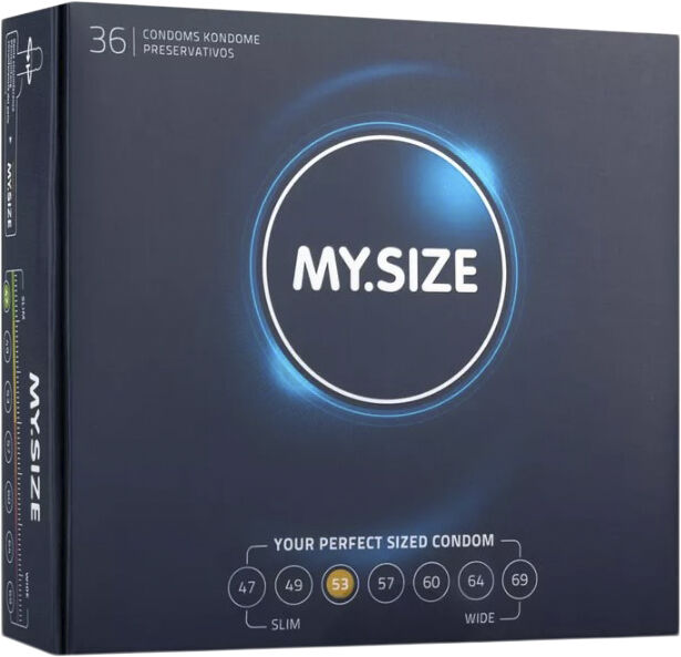 MY. SIZE Pro 53 mm - 36 pieces