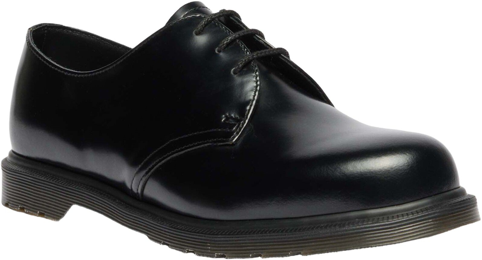 Mayfare Shoe Black Polished Smooth
