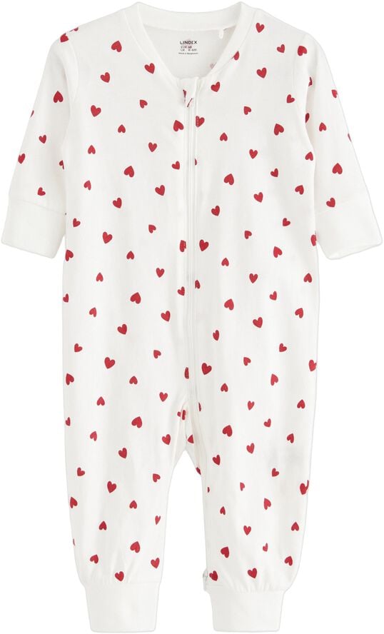 Koselig pyjamas i bomull med lange