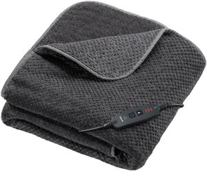 Wellbeing HD 65 Dark Grey Varmeplaid 180x130 cm