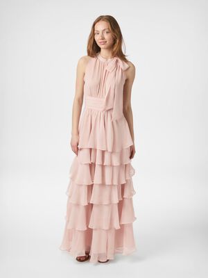 Marli Solid Chiffon Dress