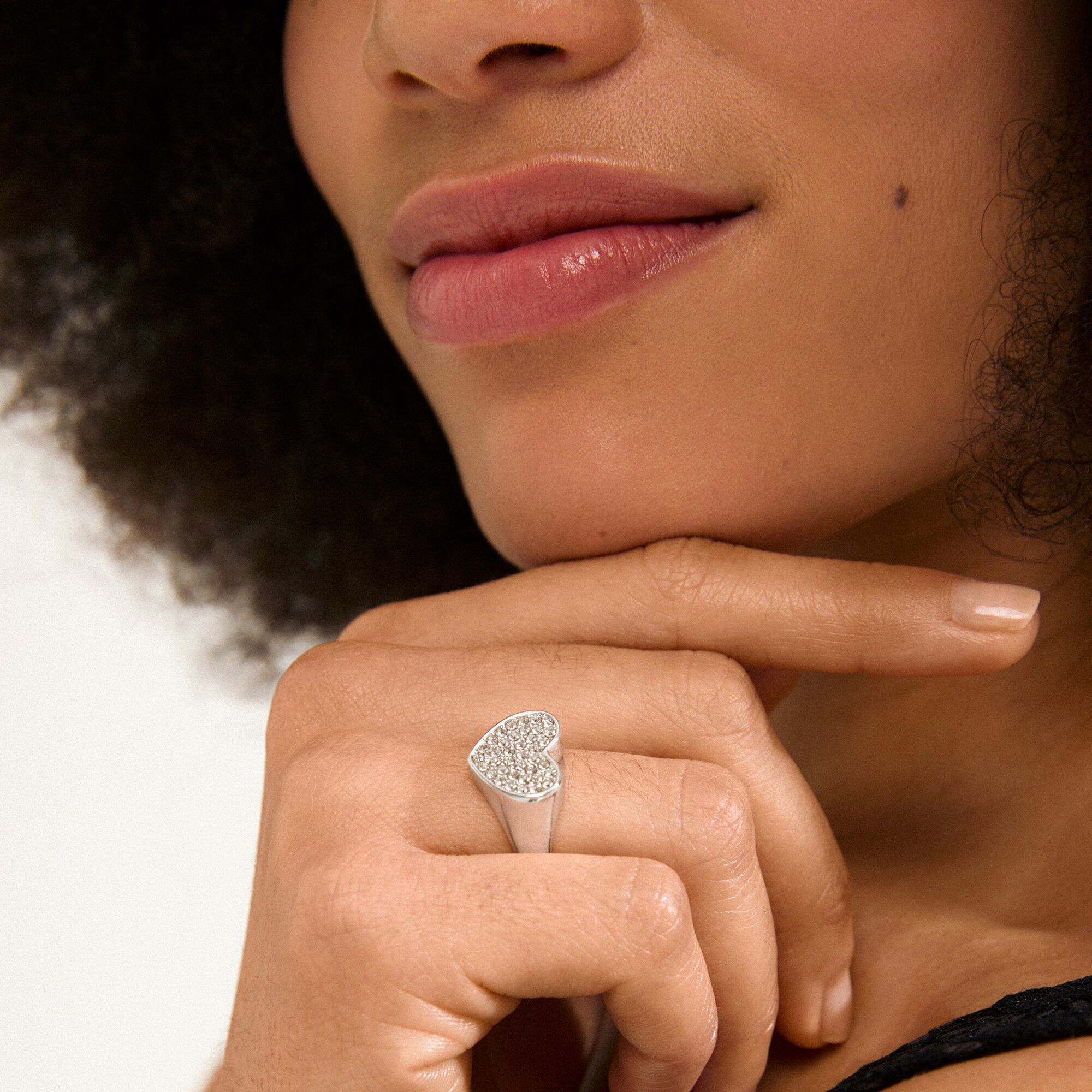 EMMETT ring silver-plated