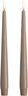 Moods & More - LED taper candle, Silk, Slim, Sand, 2-pack, 2