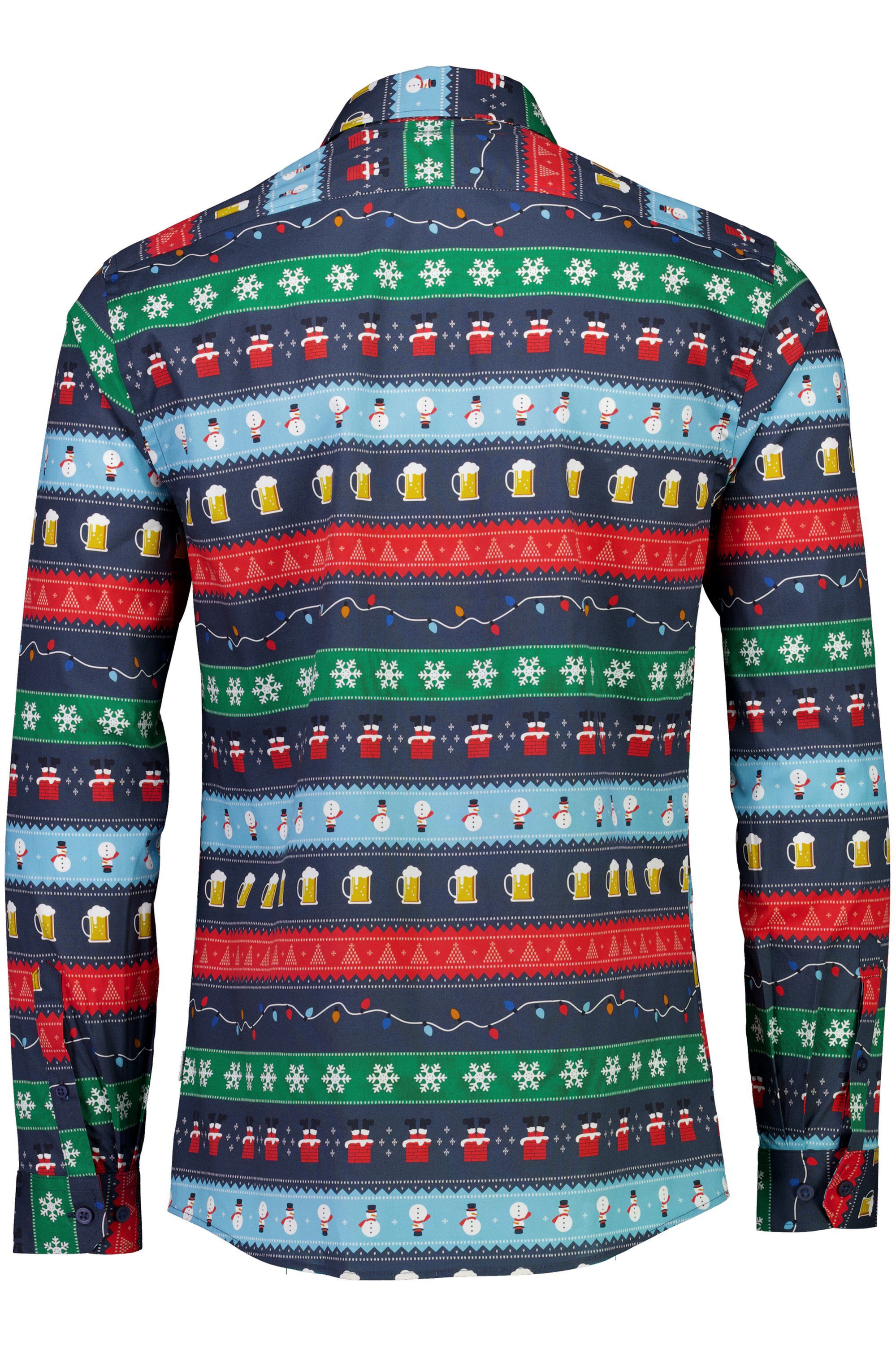 AOP Christmas shirt L/S