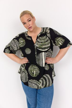 Curvy WA-MEDINE 2 Bluse Sort