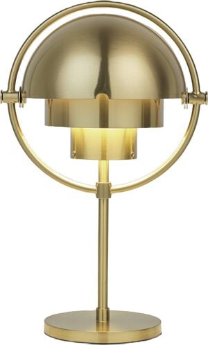 Multi-Lite Portable Lamp, EU Base: Brass, Shade: Brass Shiny