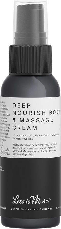 Organic Deep Nourish Body & Massage Cream lavender