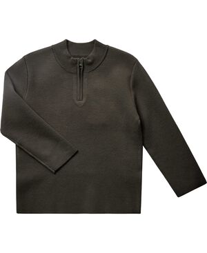 Elon 2S junior half-zip knit